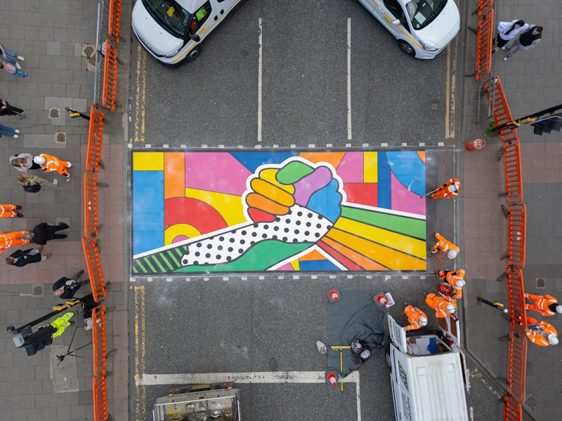 Colourful Crossing Newcastle-upon-Tyne