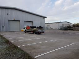 Unit 5 Queens Court - car parking bay markings